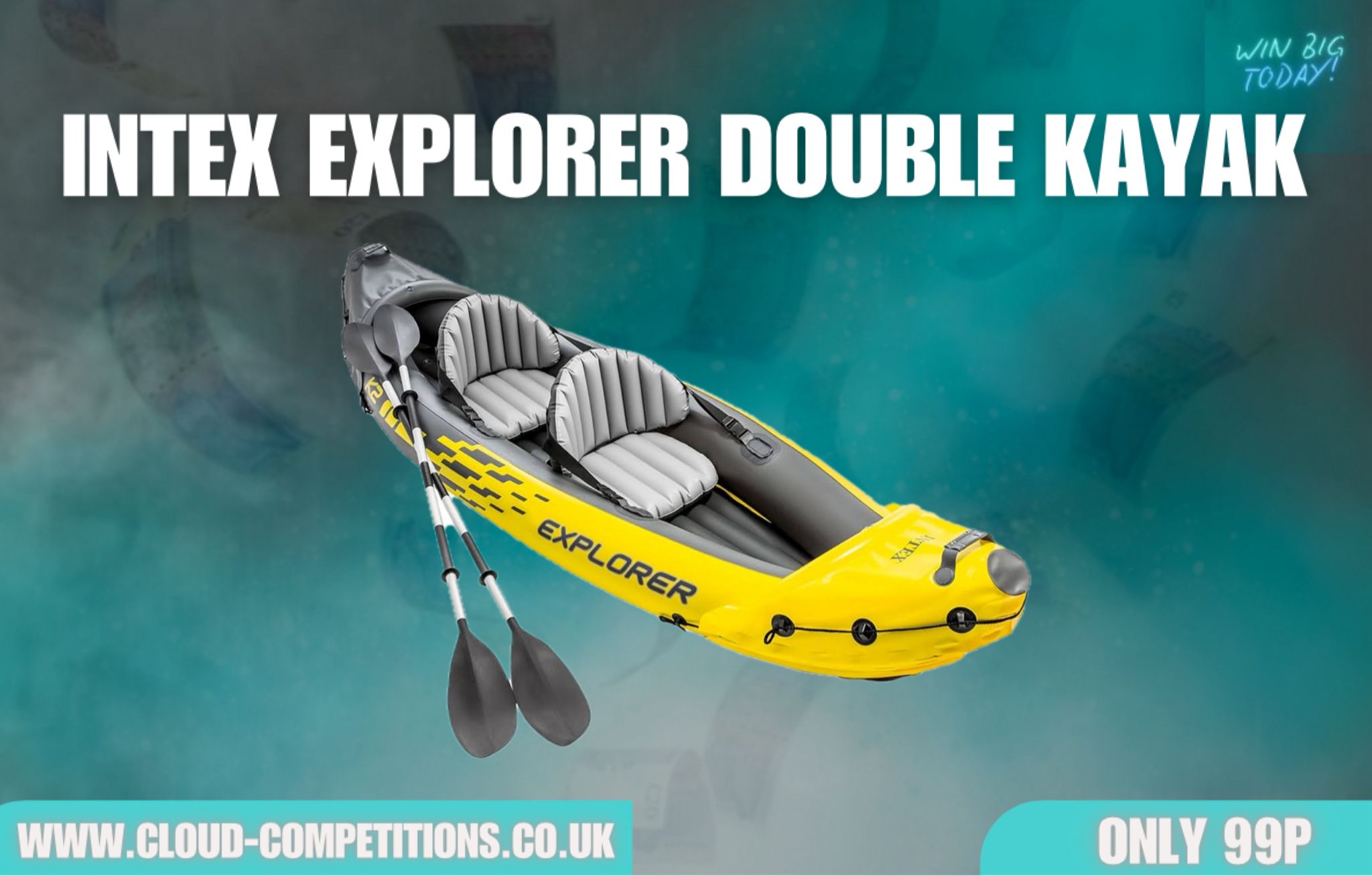 Won Intex Explorer Double Kayak